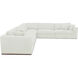 Rue White Modular Sectional, Classic L